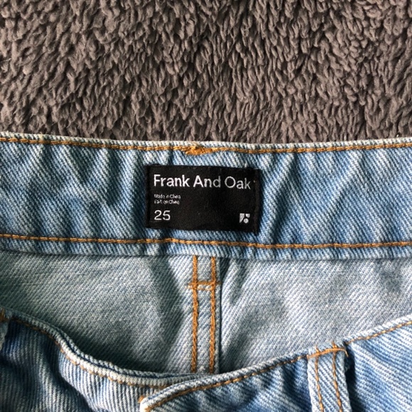 Frank & Oak Jean shorts size 25 - Picture 2 of 4